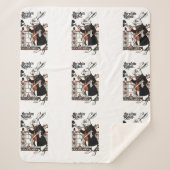 Alice White Rabbit Classic Wonderland Sherpadecke (Vorderseite)