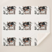 Alice White Rabbit Classic Wonderland Sherpadecke (Vorderseite (Horizontal))