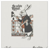 Alice White Rabbit Classic Wonderland Stoff (Nahaufnahme)