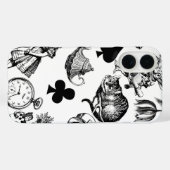 Alice White Rabbit Wonderland Classic Case-Mate iPhone Hülle (Rückseite (Horizontal))