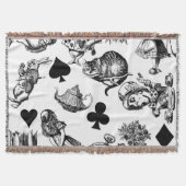 Alice White Rabbit Wonderland Classic Decke (Vorderseite)
