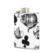 Alice White Rabbit Wonderland Classic Flachmann (Links)