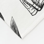 Alice White Rabbit Wonderland Classic Fleecedecke (Ecke)