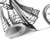 Alice White Rabbit Wonderland Classic Geschenkpapier (Rolleneckpunkt)