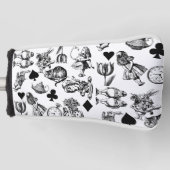 Alice White Rabbit Wonderland Classic Golf Headcover (Vorderseite)