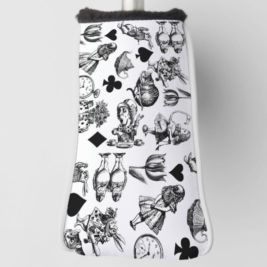 Alice White Rabbit Wonderland Classic Golf Headcover (Rotieren 90)