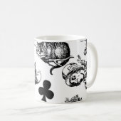 Alice White Rabbit Wonderland Classic Kaffeetasse (VorderseiteRechts)