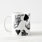 Alice White Rabbit Wonderland Classic Kaffeetasse (Links)
