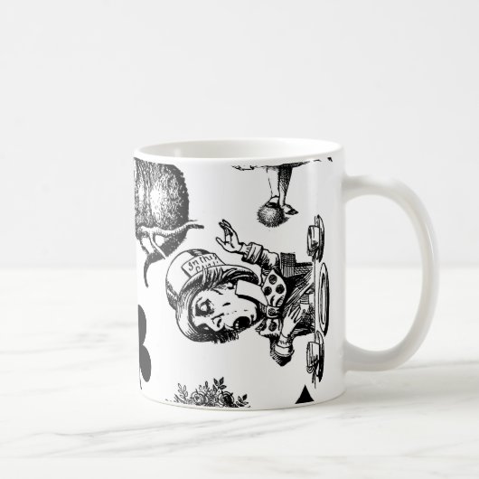 Alice White Rabbit Wonderland Classic Kaffeetasse (Rechts)
