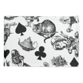 Alice White Rabbit Wonderland Classic Kissenbezug (Rückseite)
