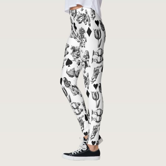 Alice White Rabbit Wonderland Classic Leggings (Links)