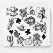 Alice White Rabbit Wonderland Classic Mousepad (Vorne)