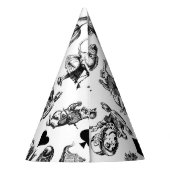 Alice White Rabbit Wonderland Classic Partyhütchen (Rückseite)