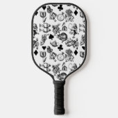 Alice White Rabbit Wonderland Classic Pickleball Schläger (Vorderseite)