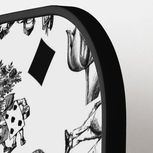 Alice White Rabbit Wonderland Classic Pickleball Schläger (Linke Seite)