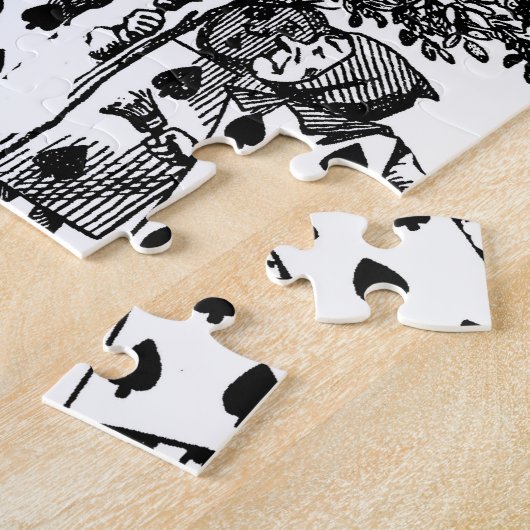 Alice White Rabbit Wonderland Classic Puzzle (Seite)