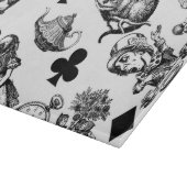 Alice White Rabbit Wonderland Classic Schneidebrett (Ecke)