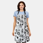 Alice White Rabbit Wonderland Classic Schürze (Getragen)