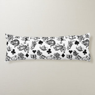 Alice White Rabbit Wonderland Classic Seitenschläferkissen