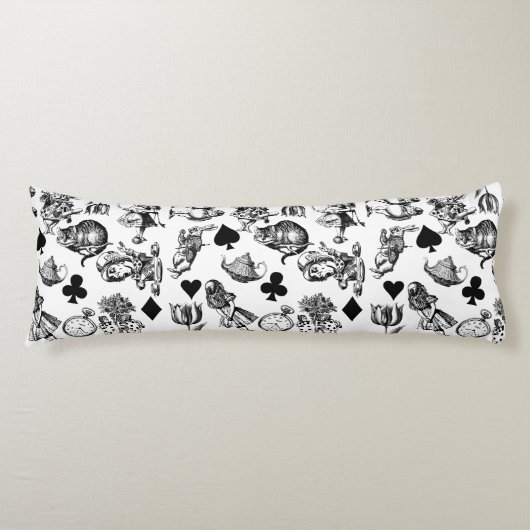 Alice White Rabbit Wonderland Classic Seitenschläferkissen (Vorderseite)