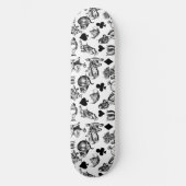 Alice White Rabbit Wonderland Classic Skateboard (Vorderseite)