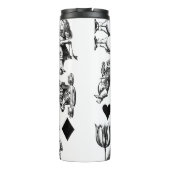Alice White Rabbit Wonderland Classic Thermosbecher (Rückseite)