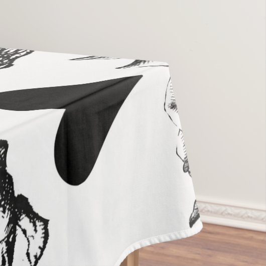 Alice White Rabbit Wonderland Classic Tischdecke (Beispiel)