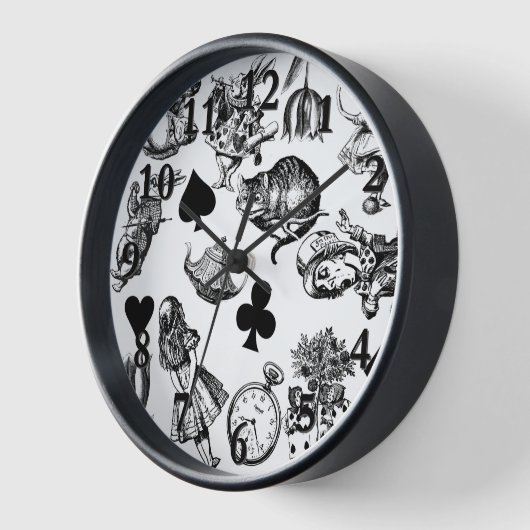 Alice White Rabbit Wonderland Classic Uhr (Winkel)