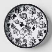 Alice White Rabbit Wonderland Classic Uhr (Vorderseite)