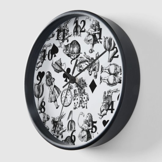 Alice White Rabbit Wonderland Classic Uhr (Winkel)