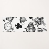 Alice White Rabbit Wonderland Classic Yogamatte (Vorderseite (Horizontal))