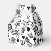 Alice White Rabbit Wonderland Geschenkschachtel (Rückseite)