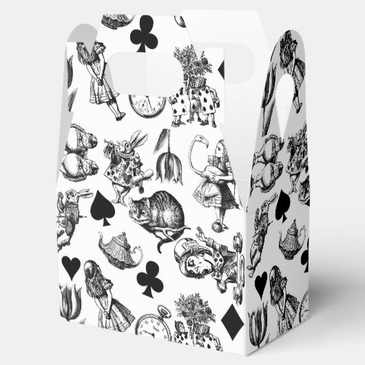 Alice White Rabbit Wonderland Geschenkschachtel (Geöffnet)