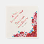 Alice Wonderland Birthday Dusche Serviette (Vorderseite)