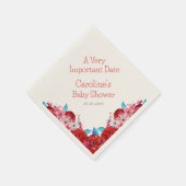 Alice Wonderland Birthday Dusche Serviette (Ecke)