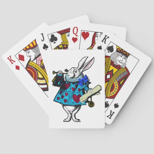 Alice Wonderland Deck Karten spielen Spielkarten (Rückseite)