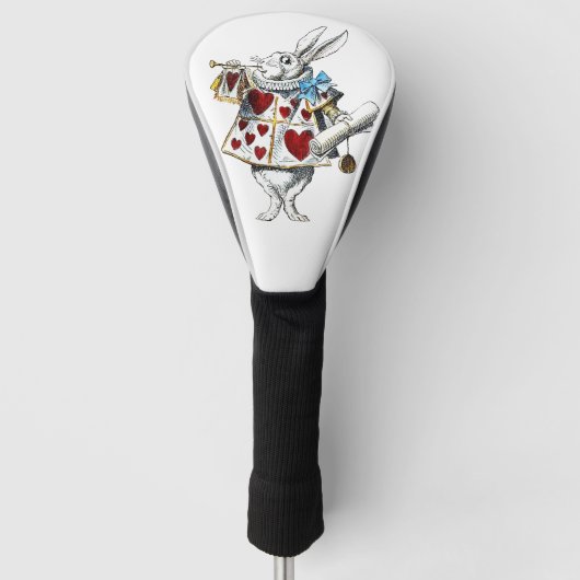 Alice Wonderland Hearts Tasche Golf Headcover (Vorderseite)