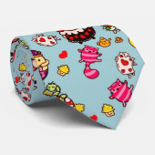 Alice Wonderland Mad Hatter Cat Doodle Art von Lea Krawatte (Gerollt)