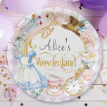 Alice Wonderland mad hatter Tee Party Geburtstag P Pappteller<br><div class="desc">Alice im Wunderland wahnsinnig hassentee Party Geburtstag</div>
