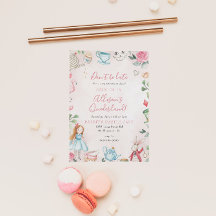 Alice Wonderland Par-Tea Girl Erste Geburtstagspar