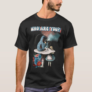 Alice Wonderland Raupe Rauchen Hookah Pipe T-Shirt
