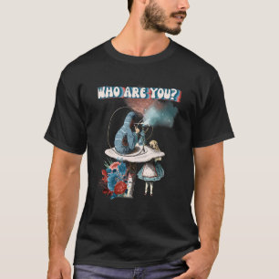 Alice Wonderland Raupe Rauchen Hookah Pipe T-Shirt
