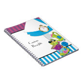 Alice Wonderland Tee Party Notebook Journal Notizblock (Rechte Seite)