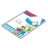 Alice Wonderland Tee Party Notebook Journal Notizblock (Linke Seite)