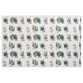 Alice Wonderland White Rabbit LARGE Märchenbuch Stoff (Yard (91,4 cm))