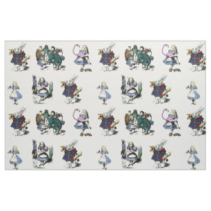 Alice Wonderland White Rabbit Märchen MEDIUM Stoff