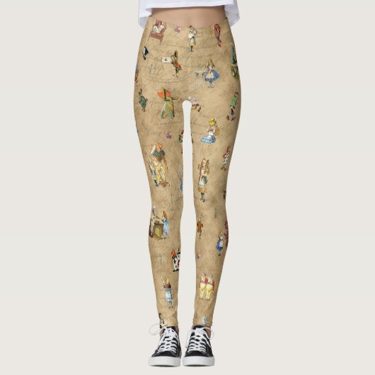 Alice Wunderland Leggings (Vorderseite)