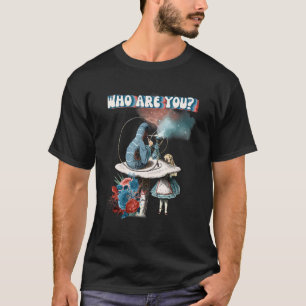 Alice Wunderland Raupe raucht Shisha Pfeife T-Shirt