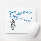 Alice-Zitat mit Bild Mousepad (Mit Mouse)