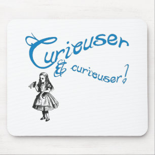 Alice-Zitat mit Bild Mousepad